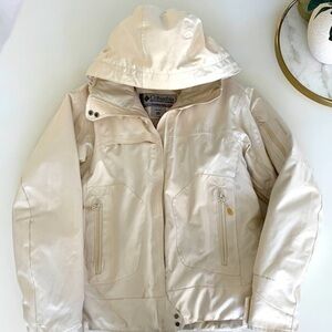 Columbia Cream Hooded Jacket